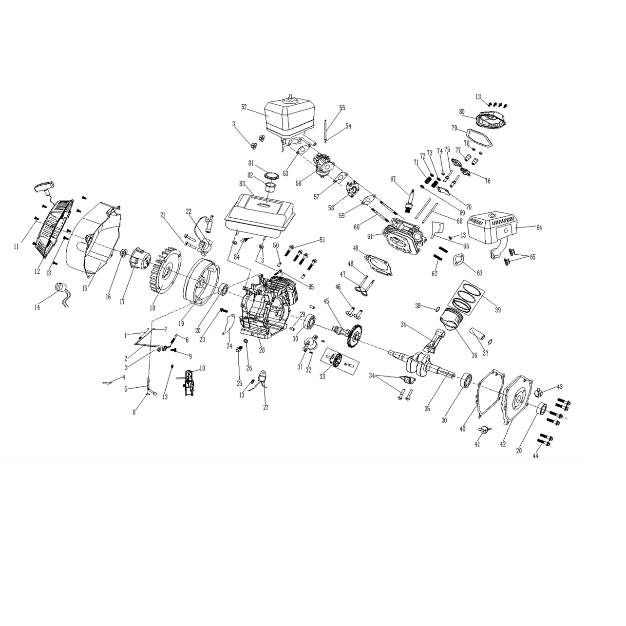 Мотопомпа бензиновая МП-600