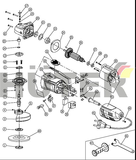 УШМ-125900 (c KEY29) KEY 72/12/1